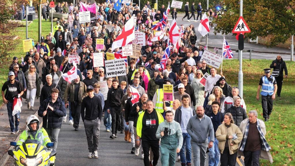 protest crowborough