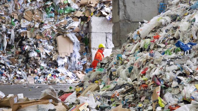 UK turning into third world slum as tonnes of rubbish dumped in nature reserve.