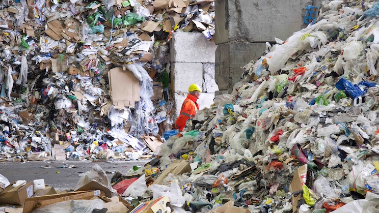 UK turning into third world slum as tonnes of rubbish dumped in nature reserve.