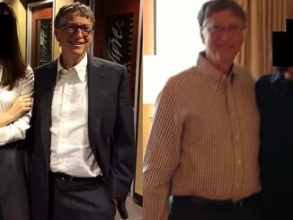 Photos of Bill Gates with underage sex slave leaked by DOJ.