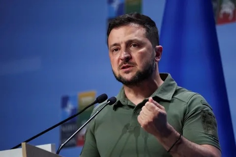 Zelensky predicts that Trump is about to die.