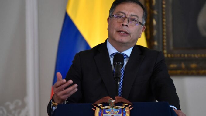 Colombian President Gustavo Petro