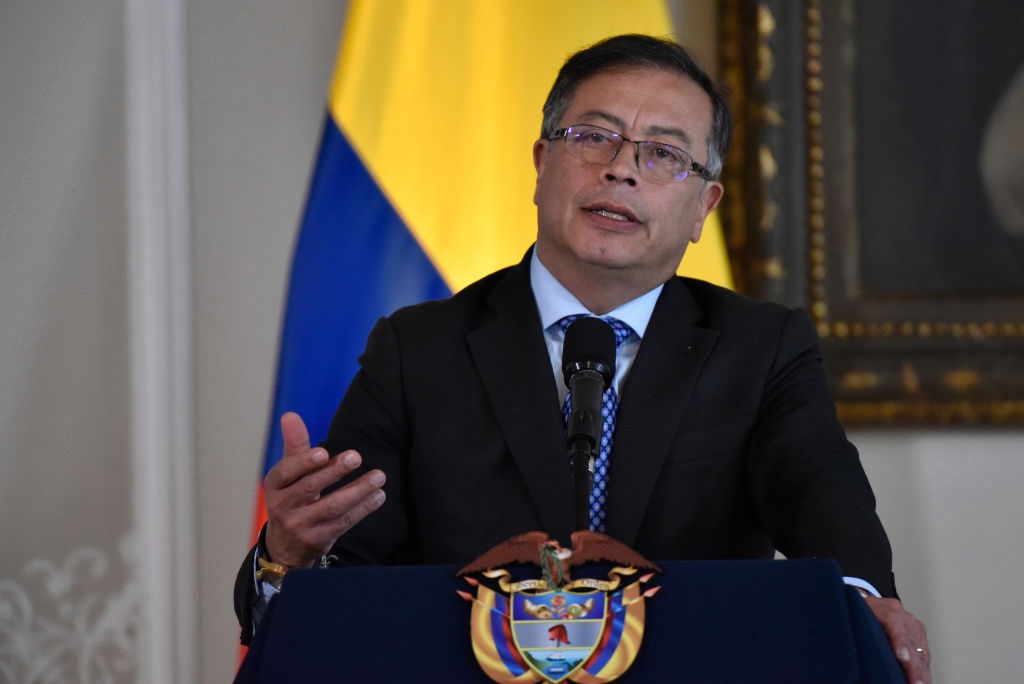 Colombian President Gustavo Petro