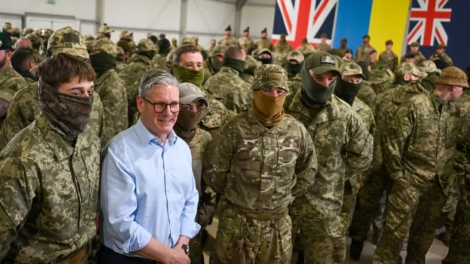 Keir Starmer British army