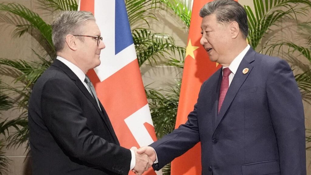 UK AND CHINA leaders