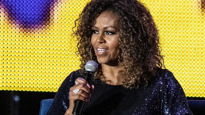 Michelle Obama urges black Americans to boycott white owned businesses.