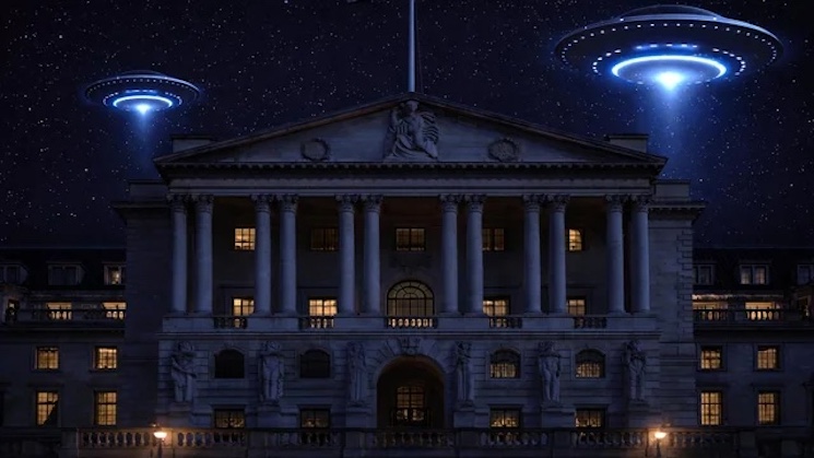 Banks and media urge public to prepare for an imminent alien invasion.