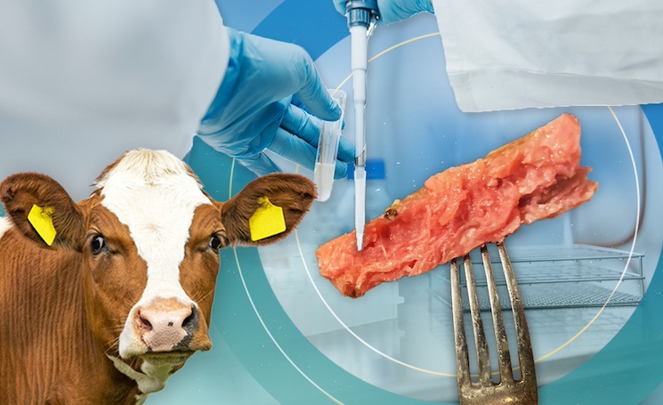 WEF calls for brainwashing of masses to force-feed them lab-grown meat.