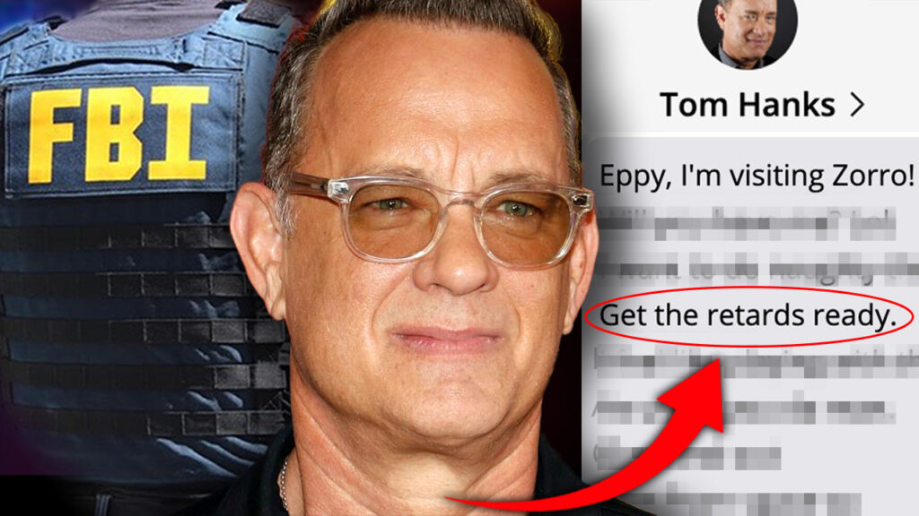 Hollywood actor Tom Hanks allegedly dismembered the live body of a young disabled girl held in slavery at Zorro Ranch in New Mexico, while Jeffrey Epstein was encouraging the A-list star to cut loose and live out his fantasies. 