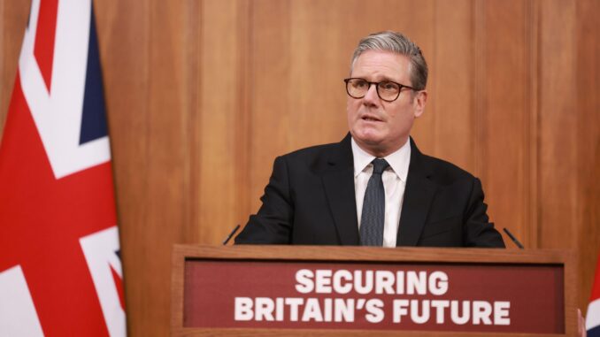 British government Keir Starmer
