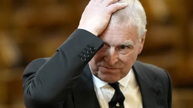 FORMER PRINCE ANDREW