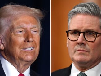 Trump US Starmer UK