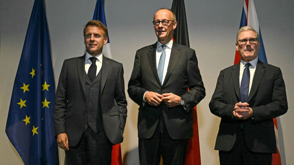 France Germany and UK leaders