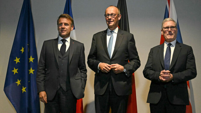 France Germany and UK leaders