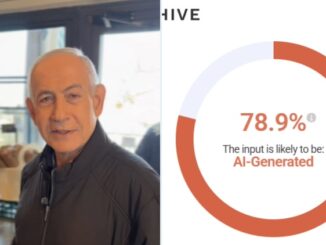 Israel caught using AI video of Netanyahu to prove he is alive.