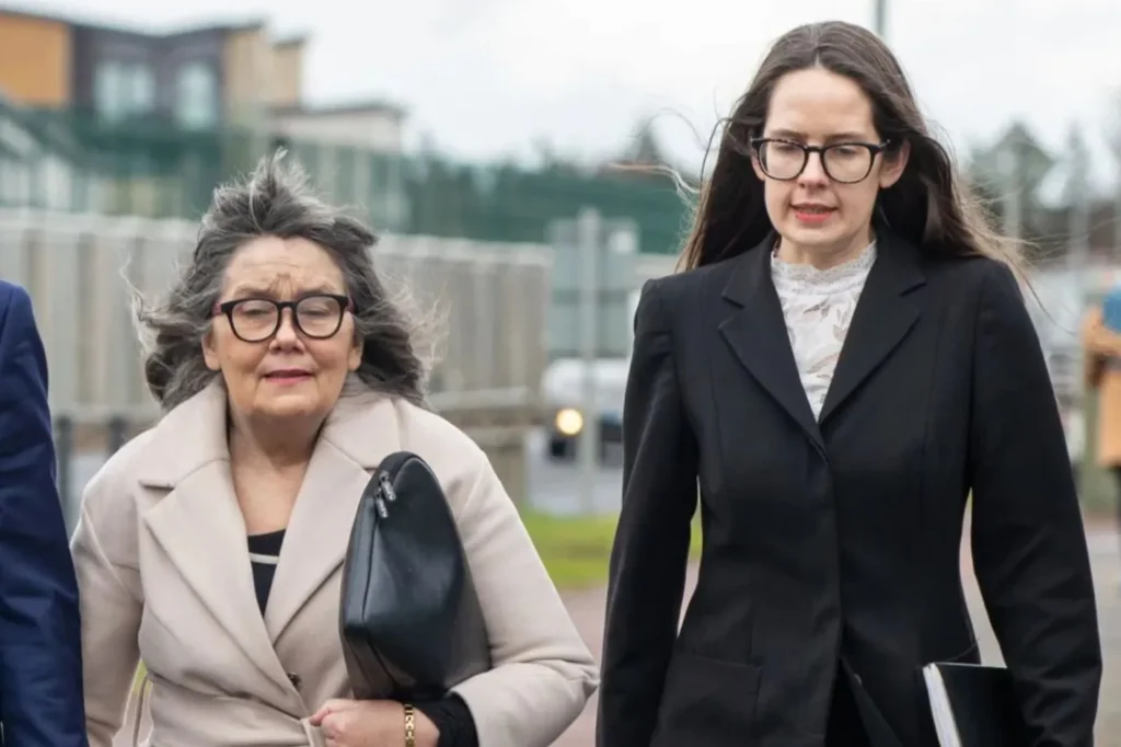 Enoch Burkes Mother and sister