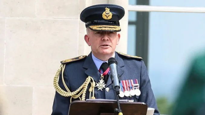 hEAD OF ARMED FORCES UK