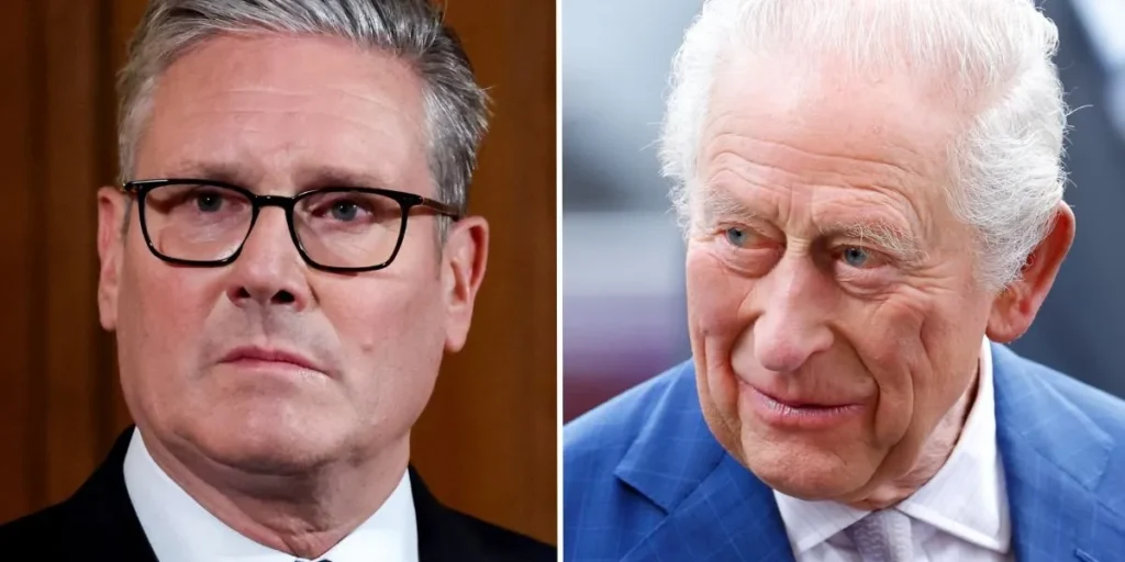 Starmer and King charles