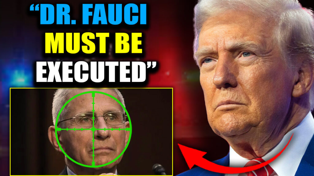 Dr. Anthony Fauci is headed for a firing squad — and the blood of millions will finally be washed off his hands with his own.