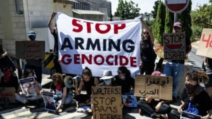 weapons shipment to Israel