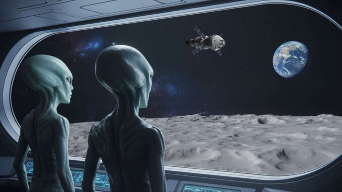alieans watching earth