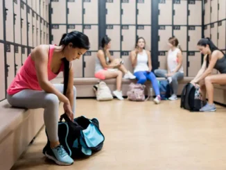 womens locker room