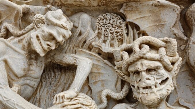 Russia demolishes satanic temple in Moscow.