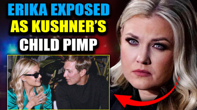 When you hear the role Jared Kushner has tapped Erika Kirk to perform on his ultra-exclusive new private island... the hairs on the back of your neck are going to stand to attention.
