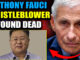 Every single time Dr. Anthony Fauci sits down to testify before Congress, s people start dying.. Every time the questions get tough, every time its clear the walls are closing in... Bodies turn up. Witnesses go silent. And the clock resets.