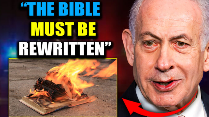 The Netanyahu government has just declared war on your Bible. They are calling for religious scripture to be “rewritten” by artificial intelligence to remove problematic elements and create a new "Zionist edition" to replace the traditional Bible.