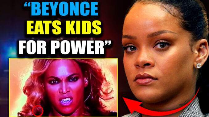 Secret footage from the interview of the century has just surfaced, and Rihanna is pulling no punches. She confessed to Wendy Williams that Beyonce is an "Illuminati witch" of the darkest kind... who kills "white children" in Satanic rituals to gain access to "super human powers."