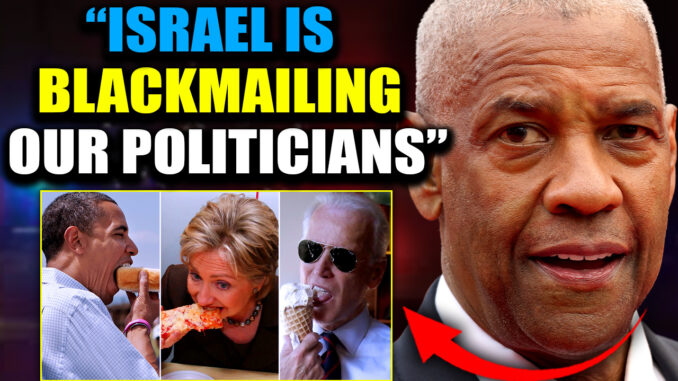 Denzel Washington has nothing left to lose. Speaking from the pulpit on Sunday, he revealed that every single politician who sets foot in Israel is forced into acts so vile, so unspeakable, that we can't even describe them on this show.