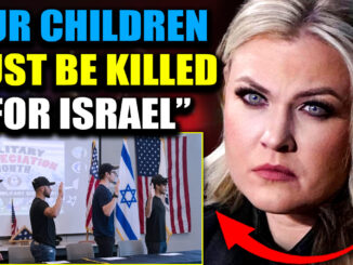 "Dying for Israel is an American's highest honor," according to Erika Kirk, who has been exposed as the one sharpening the blade and holding it to your throat while calling it patriotism.