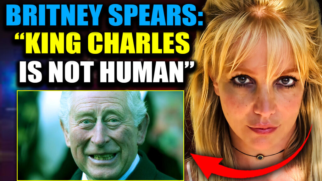 Britney Spears has revealed King Charles shapeshifted into non-human reptilian form when he violently assaulted her between palm trees outside Epstein's infamous temple, during one of his many visits to the notorious pedophile island.