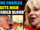 King Charles is not human, according to Courtney Love. She says it's not just Charles, it’s the senior ranks of the Royal family.