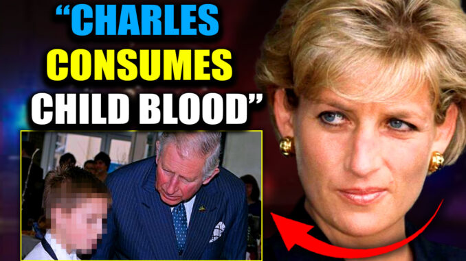 A horrific pedophile tape involving King Charles and a young schoolboy has surfaced, just days after Earl Spencer warned that Princess Diana left behind a box full of evidence that will expose the Royal Family's ancient occult practices, including blood drinking and boy love.