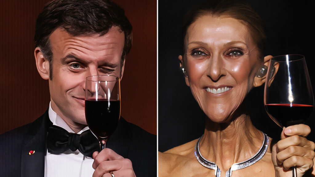 President Emmanuel Macron spent Saturday night backstage with Celine Dion at her final Paris show — and joined her in taking drugs, including adrenochrome, a substance Dion has publicly fought an addiction to and has nearly died from at least twice.