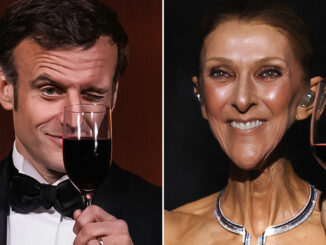President Emmanuel Macron spent Saturday night backstage with Celine Dion at her final Paris show — and joined her in taking drugs, including adrenochrome, a substance Dion has publicly fought an addiction to and has nearly died from at least twice.